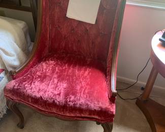 Victorian era parlor chair