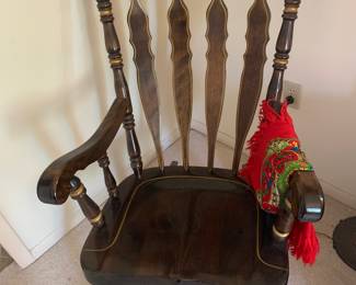 Vintage armchair rocker