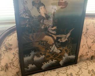 Reverse glass paintings