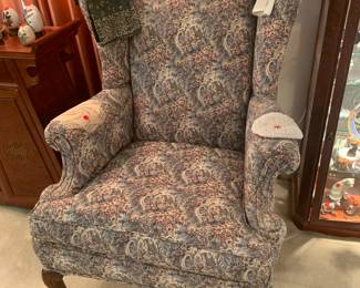 Vintage wingback chair