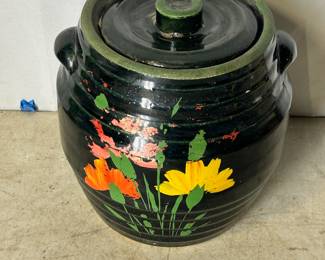 Hand painted Pot
