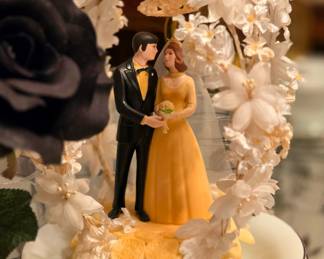 Vintage Wedding Cake Toppers