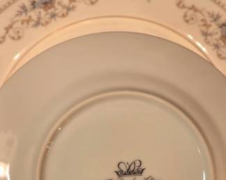 Diane Fine Porcelain China | Made in Japan | Florgal Design with Platinum Rim