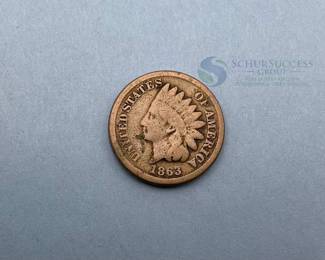 1863 Indian Head Cent