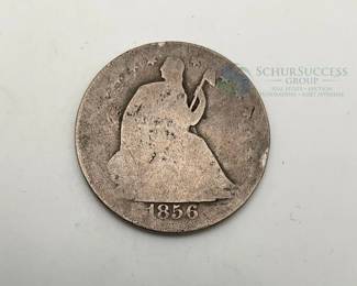 1856 US Seated Liberty Half Dollar