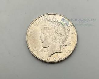 1922-D US Peace Silver Dollar