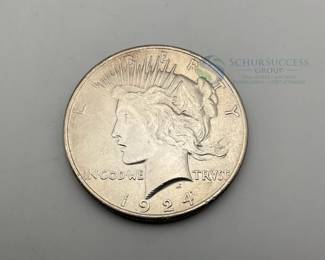 1924 Peace Silver Dollar