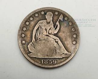 1859-O Seated Liberty Half Dollar