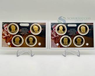 2009-S and 2010-US US Mint Presidential $1 Coin Proof Sets