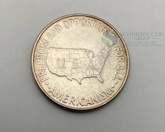 1952 Washington-Carver Commemorative Silver Half Dollar