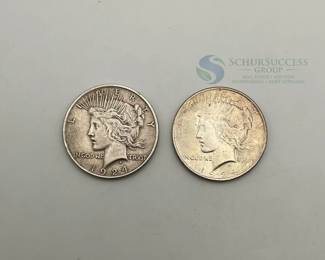 1924 Peace Dollars