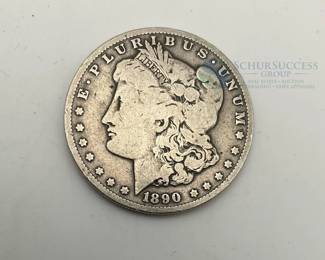 1890-O US Morgan Silver Dollar