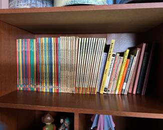 Vintage The Children's Bible Set, Charlie Brown's Cyclopedia Set, The Charlie Brown Dictionary Set, Sesame Street Library and other books