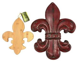 Fleur de Lis Wall Art Cutting Board