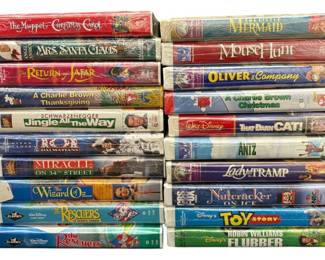 NEW IN PKG Disney VHS Tapes