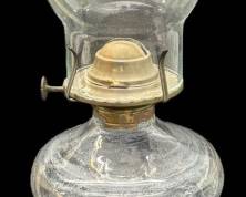 Frosted Glass Oil Lamp