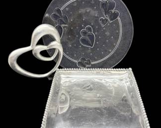 Valentine Tray and Aluminum Tray