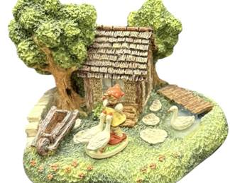 RARE Hummel Danbury Goose Girl Hummelscape