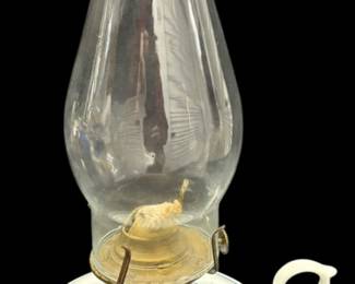 Blue White Ceramic Oil Lamp