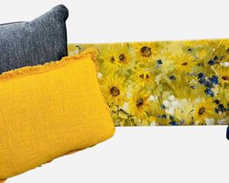 Cobalt Blue and Yellow Decor