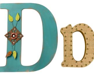 Letter D Wall Decor