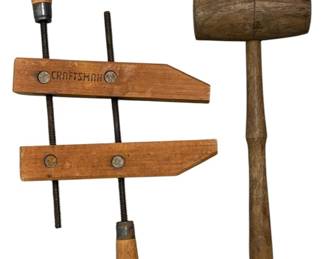 Craftsman Vice and Wood Mallet