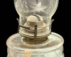 Clear Glass Oil Lamp