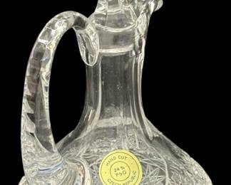 Czech Lead Crystal Cruet