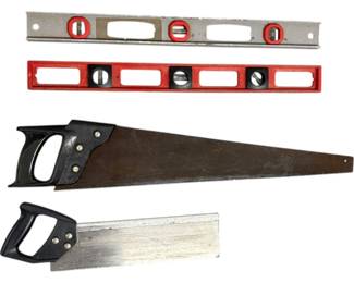 Wood Saws and Levels
