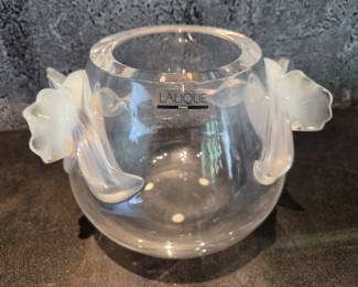 Lalique Orchidee vase