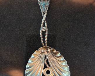 Enameled silver