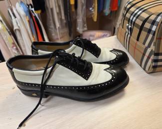 ladies golf shoes, plus golf attire