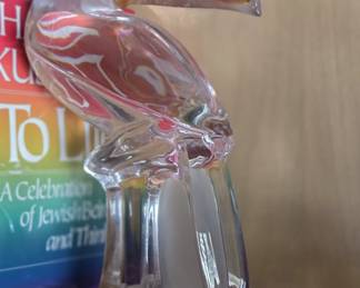 Daum France crystal glass Toucan figurine