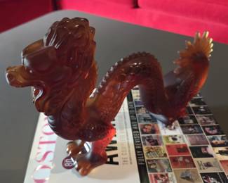 Lalique Amber Dragon