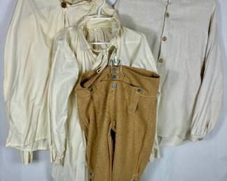 Historical Style Men's Tunics and Fall Front Breeches