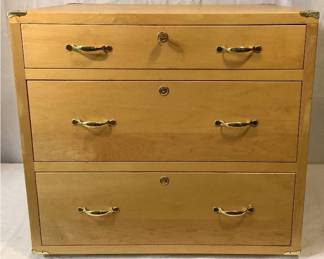 3 Drawer Wooden Craft Cabinet