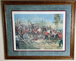 "First at Manassas" Framed Art Print by Don Troiani depicting the First Battle of Bull Run