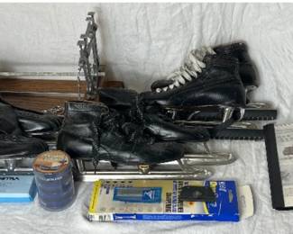 Speed Skating Bundle - 3 pairs of Skates, Sharpening Jig, Zandstra Sharpening Stone & Diamond Sharpener