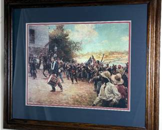 "Third Minnesota Regiment Entering Little Rock" Framed Print by Stanley M. Arthurs