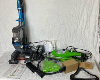 Shark IONFlex DuoClean Slim Upright Vacuum and Thane H2O X5 Dual Blast Steam Mop (NEW)