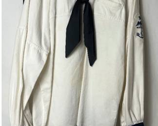 Replica Navy Enlisted Summer Shirt and USS Minnesota Navy Blue Beret