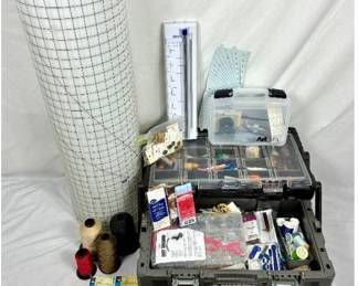 Mega Heavy Duty Sewing Bundle - Many Tools and Supplies with 33" x 58" Cutting Mat