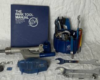 Park Tool Bicycle Repair Tools - Chain Scrubber, 102S Clamp for Repair Stand, Tool Kaddie and Repair Hand Tools