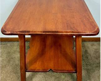 Mid Century Modern Two Tier End Table