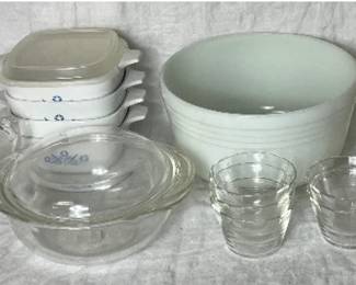 Vintage Kitchen Dishes - PYREX, Fire King, Corning Ware and Anchor Hocking