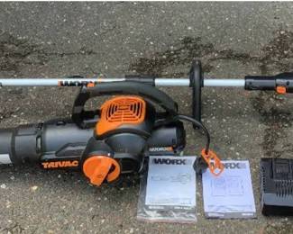 WORX Grass Edger 40V Cordless 13" Model WG184 and WORX Blower Corded Electric Model WG512