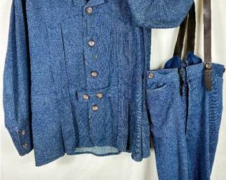 Wabash Railway Inspired Workwear 3 pc. Denim Outfit