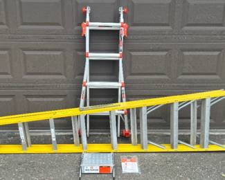 Ladder Bundle: *New* Little Giant Ladder System and Keller 8 ft. Fiberglass Step Ladder Model 778