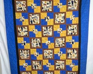 Police Themed Quilt 66" x 50"
