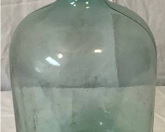 Vintage Large Carboy Blue Green Water Jug